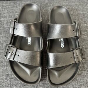 Birkenstock Classic Black Waterproof Slide Sandals